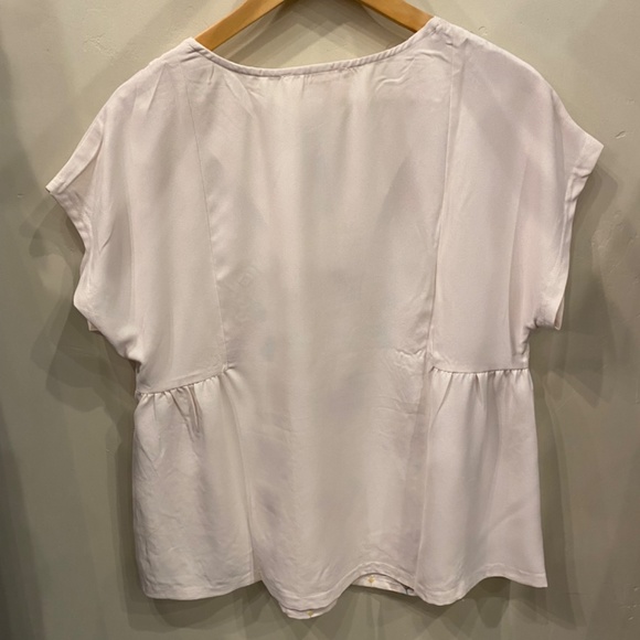 Embroidered Top w/Split Neckline - Picture 2 of 2